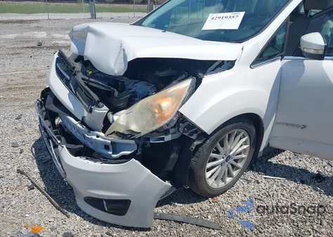 2014 Ford C-Max Hybrid Sel из США, поврежденный, VIN 1FADP5BU7EL504471